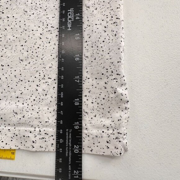 H&M Kids White Speckled "Great Vibes" Graphic T-Shirt 12Y Short Sleeve Cotton - Picture 3 of 9